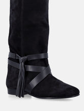 Isabel Marant Silmon black suede boots - | Spazio Pritelli