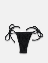 Reina Olga Carioca lurex adjustable bikini bottom - | Spazio Pritelli