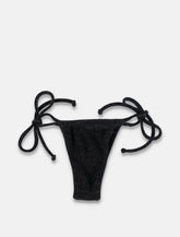 Reina Olga Carioca lurex adjustable bikini bottom - | Spazio Pritelli