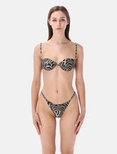 Matinée marina zebra print bikini - | Spazio Pritelli
