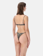Matinée marina zebra print bikini - | Spazio Pritelli