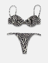 Matinée marina zebra print bikini - | Spazio Pritelli