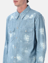 Marant Tasco washed denim shirt - | Spazio Pritelli