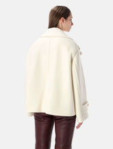 Cappotto bianco corto Chloé in lana - | Spazio Pritelli