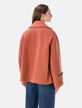 Cappotto rosa corto Chloé in lana - | Spazio Pritelli