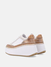 Chloé Nama wedge leather woman's sneakers - | Spazio Pritelli