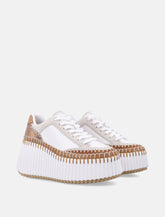 Chloé Nama wedge leather woman's sneakers - | Spazio Pritelli
