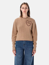 Maglia cropped Chloé in lana e cashmere - | Spazio Pritelli