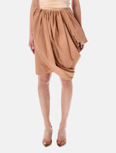 Chloé cotton poplin wrap skirt - | Spazio Pritelli