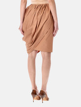 Chloé cotton poplin wrap skirt - | Spazio Pritelli