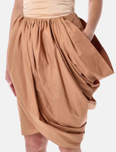 Chloé cotton poplin wrap skirt - | Spazio Pritelli