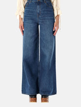 Chloé Wide-leg organic cotton jeans - | Spazio Pritelli