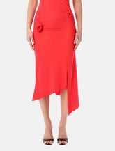 Coperni Flower asymmetric skirt - | Spazio Pritelli