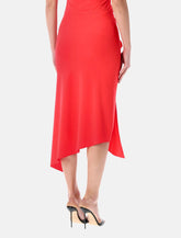Coperni Flower asymmetric skirt - | Spazio Pritelli