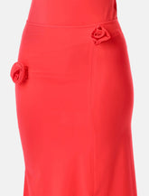 Coperni Flower asymmetric skirt - | Spazio Pritelli