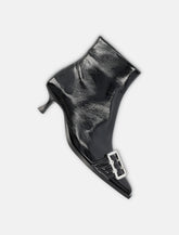 Ganni Patent Buckle Ankle Boots - | Spazio Pritelli