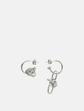 Justine Clenquet Daria silver-tone earrings - | Spazio Pritelli