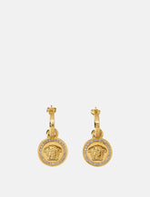 Versace crystal La Medusa Greca earrings - | Spazio Pritelli