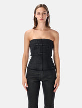Rick Owens Drkshdw Splintered Bustier top - | Spazio Pritelli