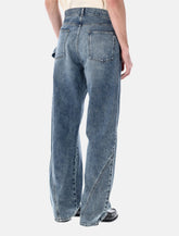 Jw Anderson twisted workwear denim jeans - | Spazio Pritelli