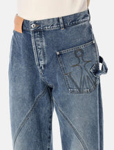 Jw Anderson twisted workwear denim jeans - | Spazio Pritelli