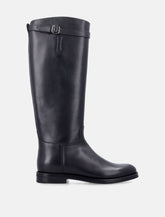 Church's Women's Michelle 2G Black Leather Boots - | Spazio Pritelli