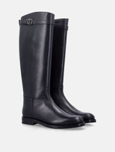 Church's Women's Michelle 2G Black Leather Boots - | Spazio Pritelli