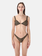 Matinée Jane leopard print bikini top - | Spazio Pritelli