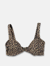 Matinée Jane leopard print bikini top - | Spazio Pritelli
