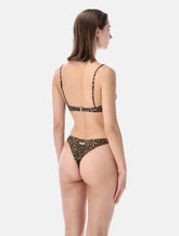 Matinée Taylor leopard print bikini top - | Spazio Pritelli