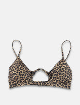 Matinée Taylor leopard print bikini top - | Spazio Pritelli