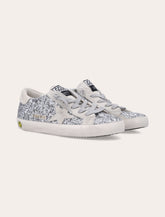 Golden Goose Full Silver Glitter Superstar Sneakers for girl - | Spazio Pritelli