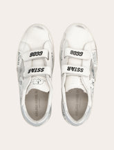 Golden Goose white Old School kid's sneakers - | Spazio Pritelli