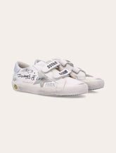 Golden Goose white Old School kid's sneakers - | Spazio Pritelli