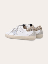 Golden Goose kids Old School leather and glitter heel sneakers - | Spazio Pritelli