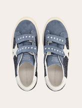 Golden Goose May School Suede and Glitter Sneakers Girl - | Spazio Pritelli