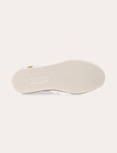 Golden Goose Kids May white nappa leather sneakers - | Spazio Pritelli