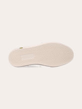 Pink Glitter Leather Sneakers - | Spazio Pritelli