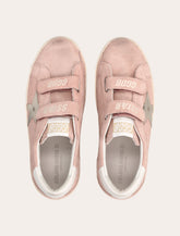 Golden Goose Old School Pink Suede Sneakers Girl - | Spazio Pritelli