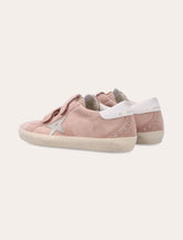 Golden Goose Old School Pink Suede Sneakers Girl - | Spazio Pritelli