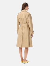 A.P.C. Greta trench coat in beige waterproof gabardine - | Spazio Pritelli