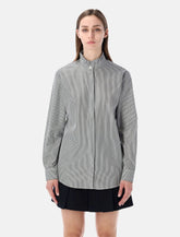A.P.C. striped Frill Collar Shirt - | Spazio Pritelli