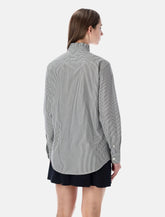 A.P.C. striped Frill Collar Shirt - | Spazio Pritelli