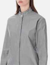 A.P.C. striped Frill Collar Shirt - | Spazio Pritelli