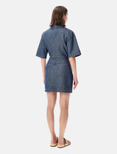 Fendi chambray denim mini dress - | Spazio Pritelli