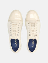 Lanvin DBB1 patent leather and suede sneakers - | Spazio Pritelli