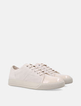 Lanvin DBB1 patent leather and suede sneakers - | Spazio Pritelli