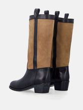 Fortela Solea two-tone leather boots - | Spazio Pritelli