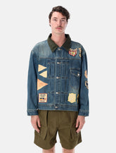Found Patchwork denim jacket - | Spazio Pritelli