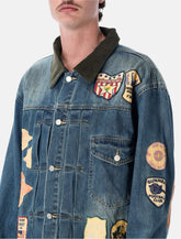 Found Patchwork denim jacket - | Spazio Pritelli